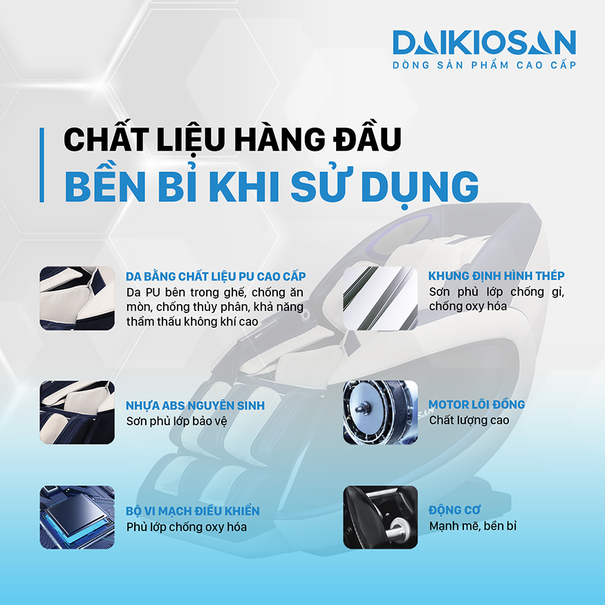 Linh phụ kiện ghế massage Daikiosan DVGM-30003