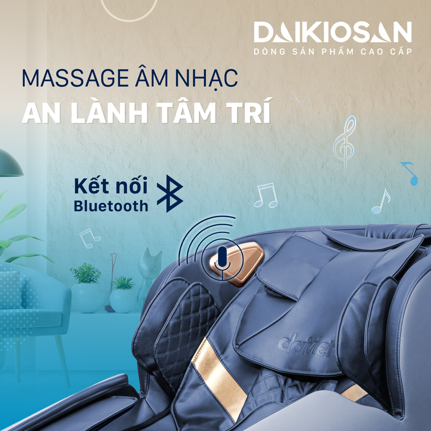 Tận hưởng massage thư giãn với âm nhạc 