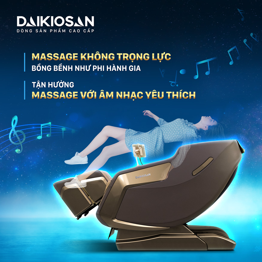 Ghế massage daikiosan Dkgm-20001 massage không trọng lực