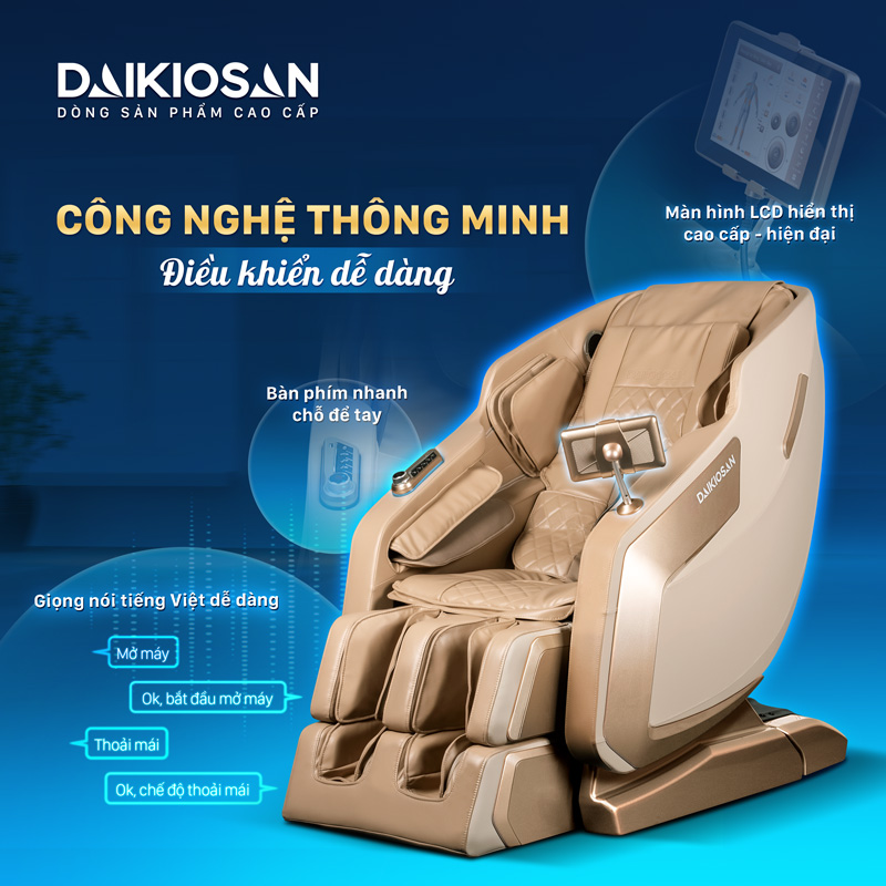 Ghế Massage Daikiosan DKGM-30002(LCD)