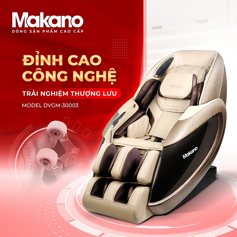 Ghế massage Makano DVGM-30003 cao cấp sang trọng