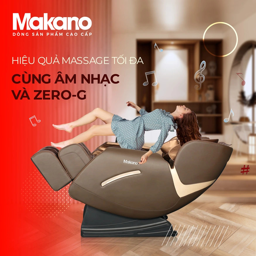 Nâng niu cơ thể với chế độ massage không trọng lực