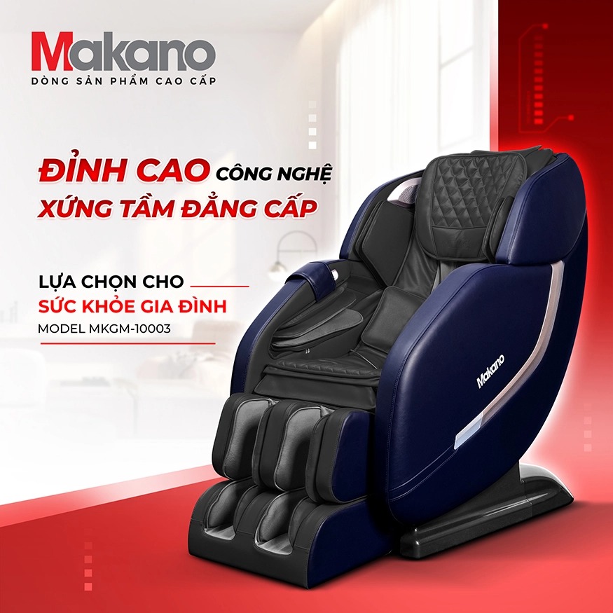 Ghế massage makano MKGM-10003 massage 3d chuyên nghiệp như chuyên viên