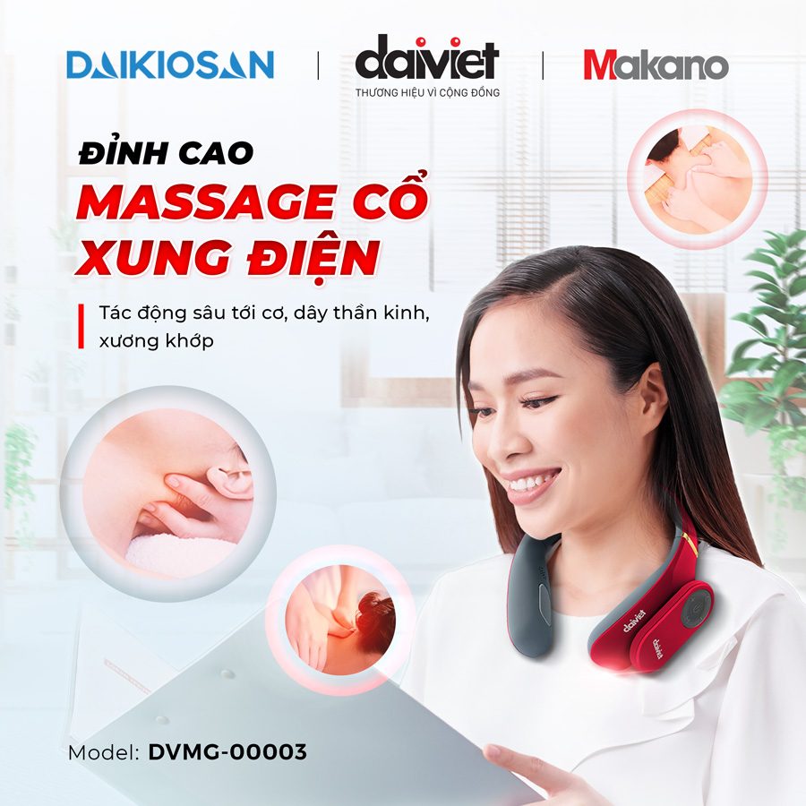 máy massage cổ xung điện đại việt