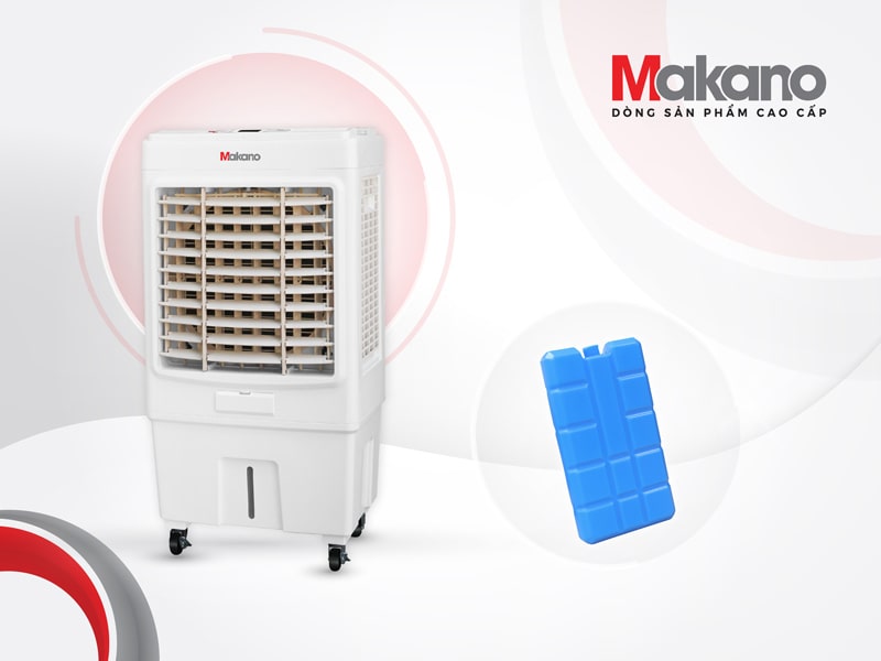 Makano MKA-04000B được trang bị thêm đá khô nhằm tăng hiệu quả làm mát