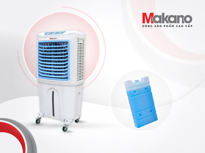 Makano MKA-06000A được tặng kèm đá khô phù hợp sử dụng vào những ngày nóng bức