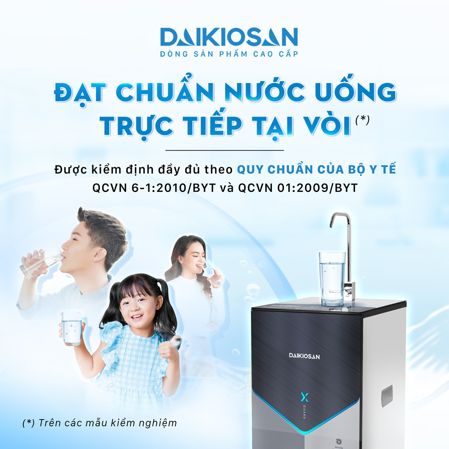 DSW-33210M đạt chuẩn nước uống trực tiếp tại vòi