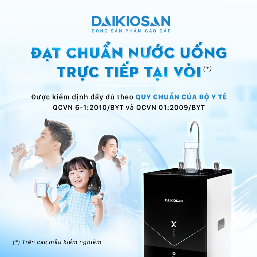 DSW-32210M đạt chuẩn nước uống trực tiếp tại vòi