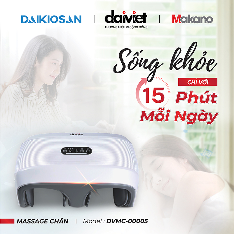 Lợi ích khi sử dụng máy massage chân Đại Việt DVMC-00005 