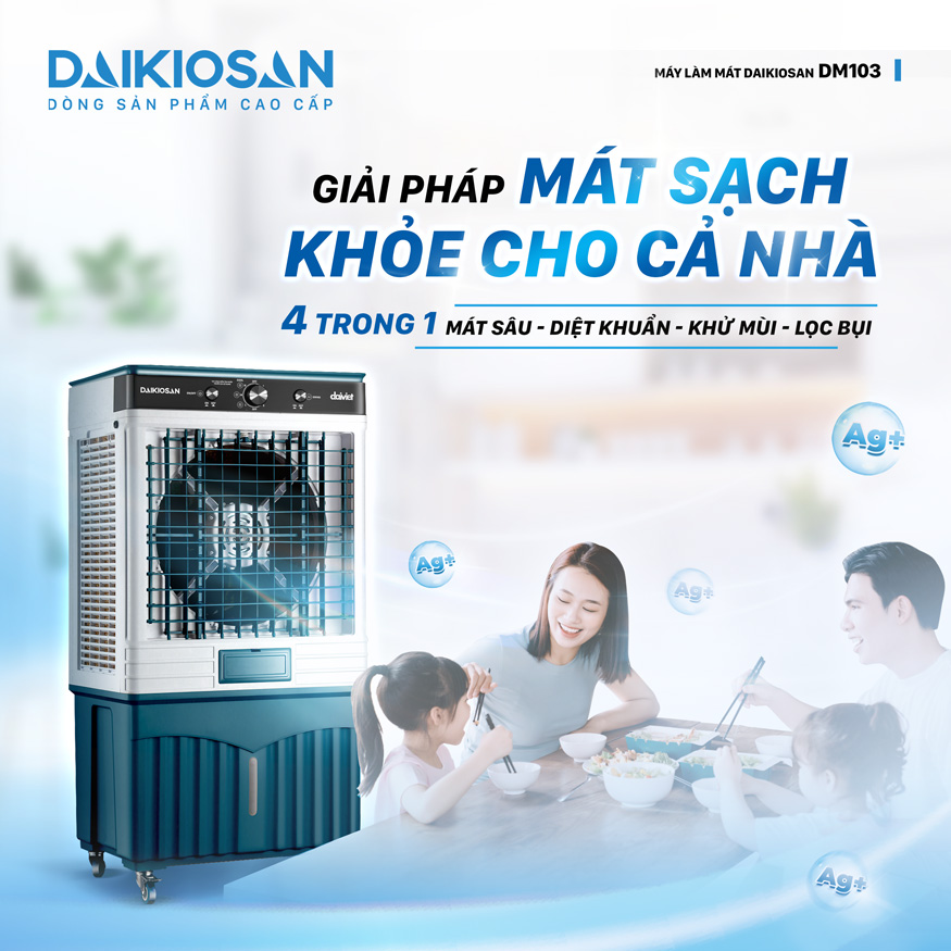 Quạt điều hòa Daikiosan DM103 giải pháp hạ nhiệt lý tưởng