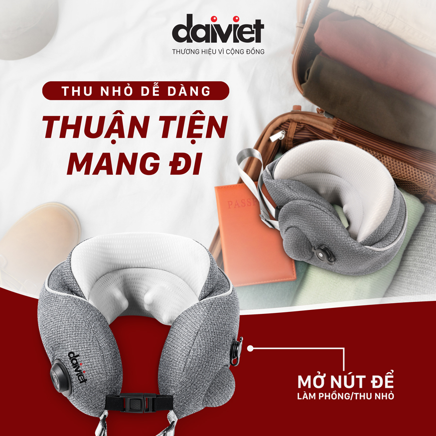 Trọng lượng nhỏ gọn, dễ dàng thu nhỏ