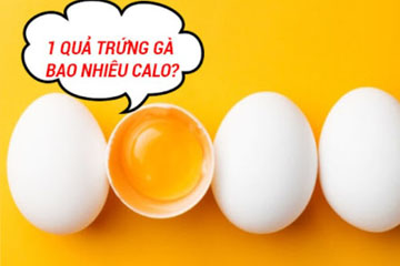 1 quả trứng gà bao nhiêu calo và những điều cần biết