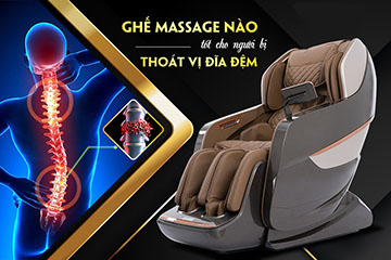 Top ghế massage cho người thoát vị đĩa đệm