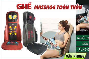 Top ghế massage lưng cổ vai gáy cực sướng giá rẻ được mua nhiều nhất