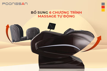 Ghế massage poongsan có tốt không? Có những loại nào?