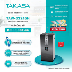 Máy lọc nước Takasa H-Plus nóng nguội TAW-33210h