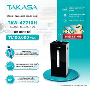 Máy lọc nước Takasa H-Plus 2D TAW-42710h