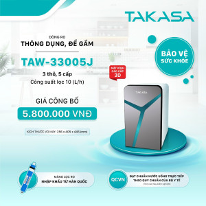 Máy lọc nước RO để gầm Takasa TAW-33005J